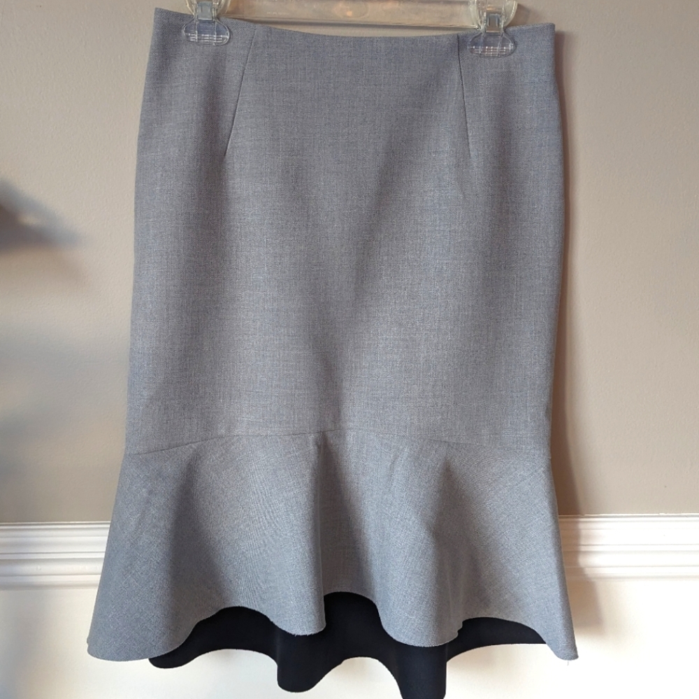 H&M Gray dressy hi low Skirt